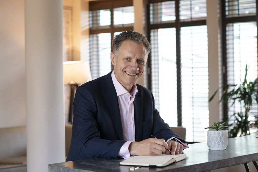 Photo of Professional Business Mentor Phil Howell at Horsley Towers Hotel in July 2025.   Photo by  Alex Orrow Photography