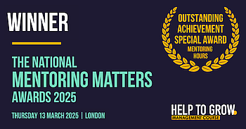 Winner of The National Mentoring Matters Award for Outstanding achievement